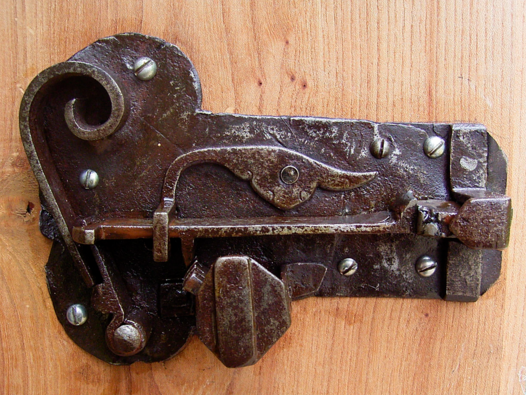 ancient warded lock
